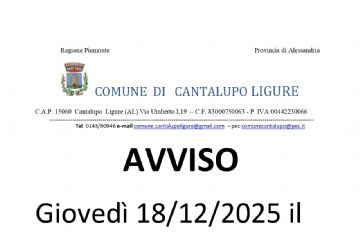 Chiusura uffici comunali 18/12/2025 dalle ore 11 alle 12