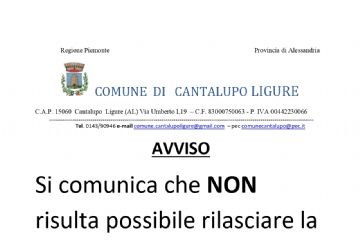 Momentanea impossibilità rilascio CIE