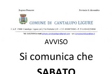 Chiusura ufficio sabato 01/08/2026